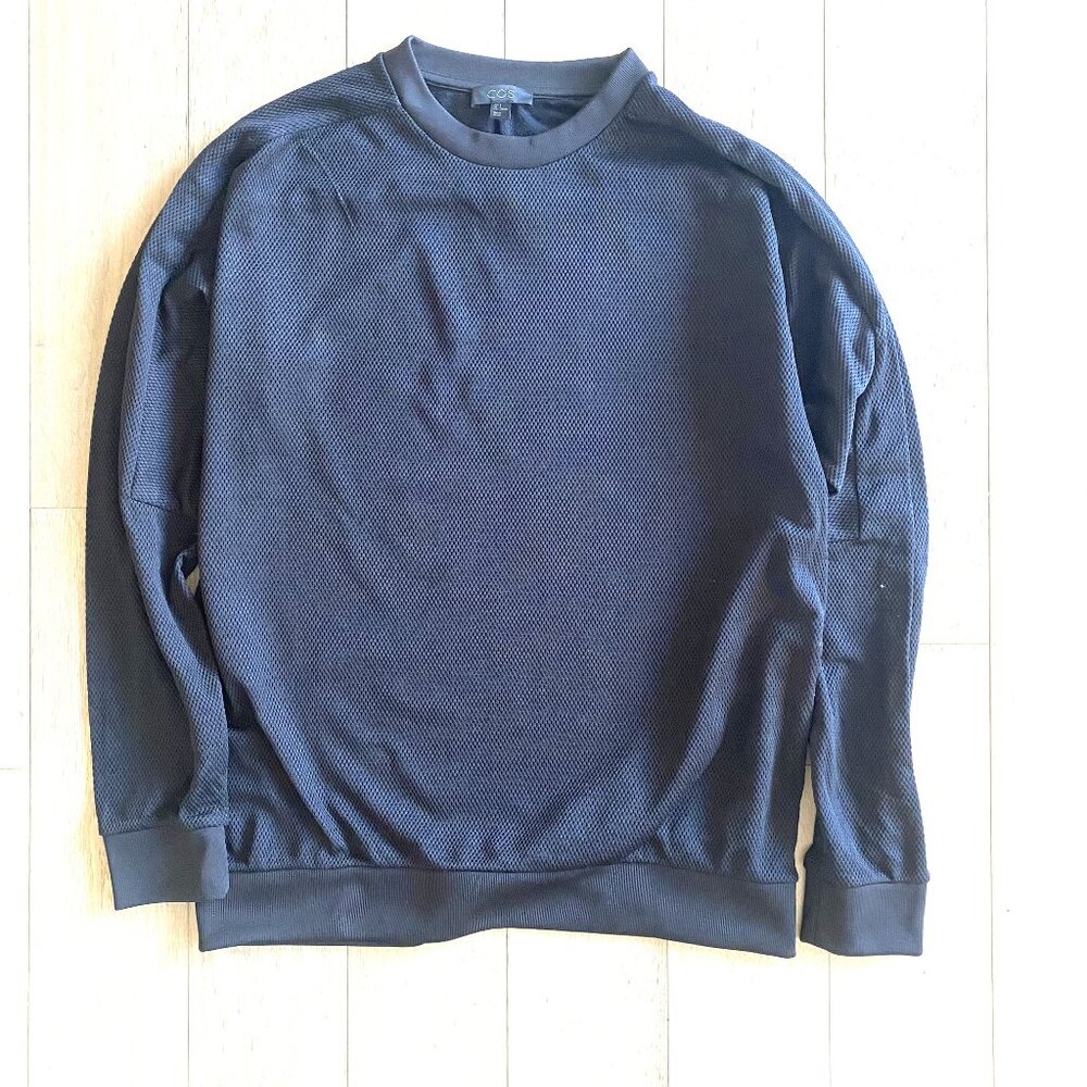 Cos Men's Sweater in Black Size Small